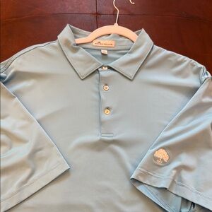 Peter Millar Light Blue Polo Shirt